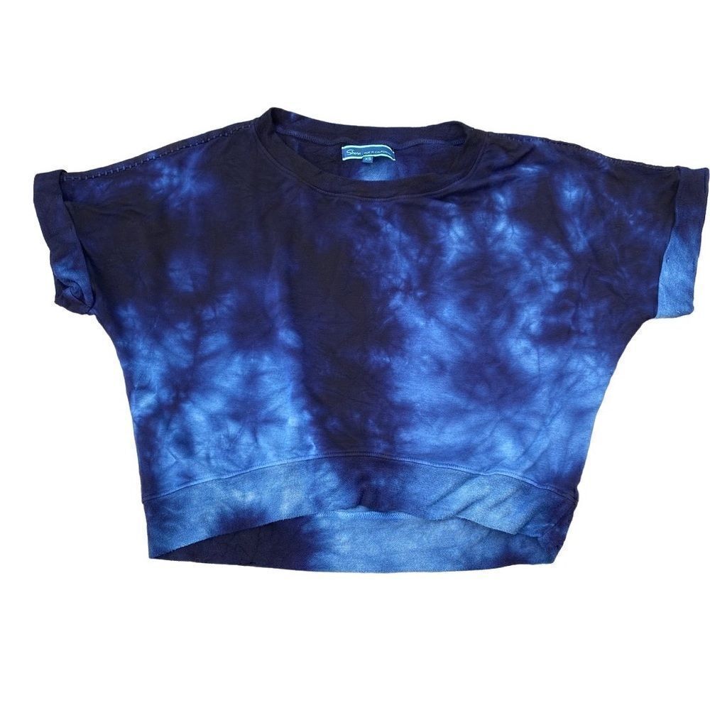 Shore Brand Shirt Short Sleeve Crop Tie Dye Shirt XS